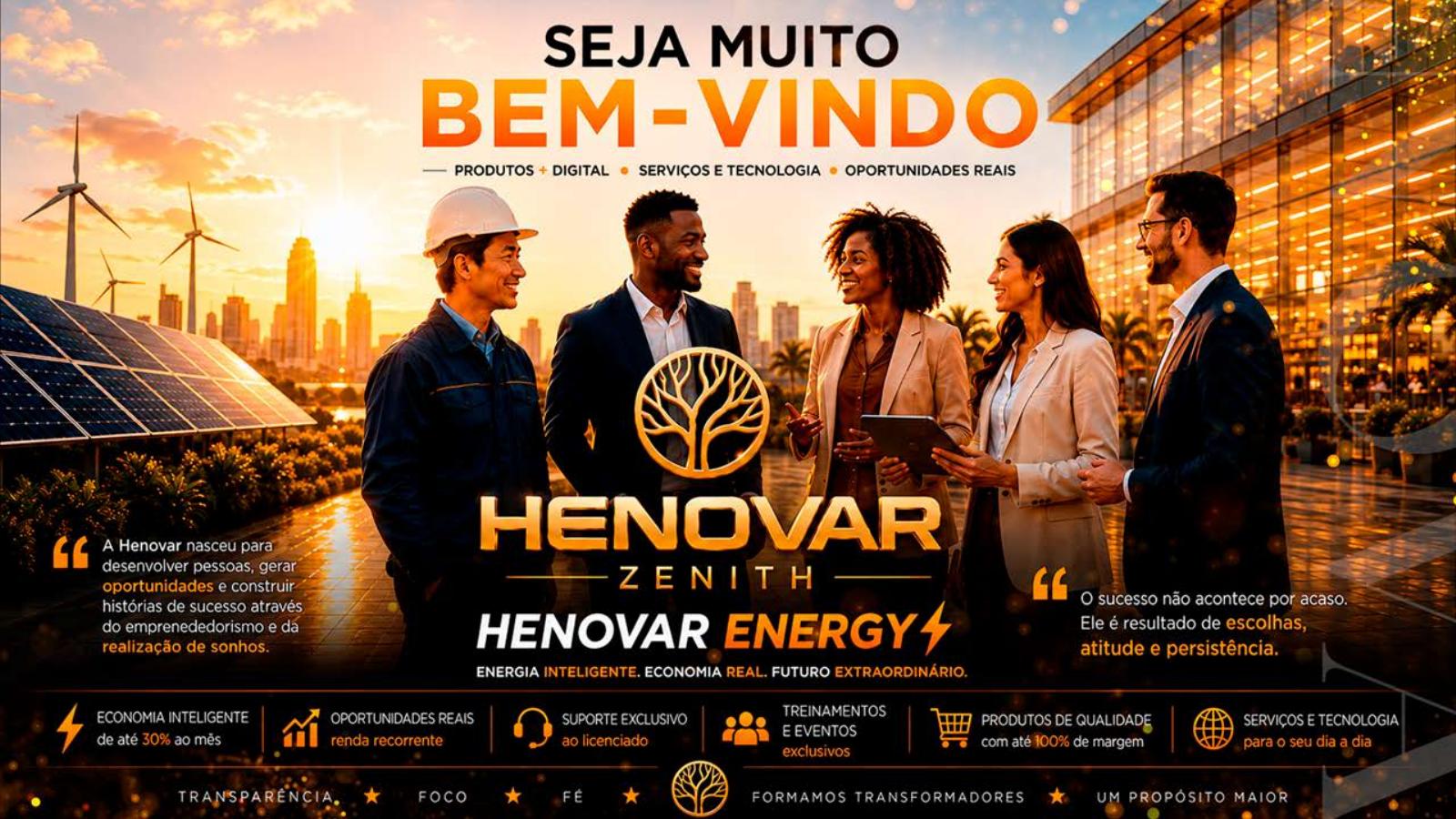 Apresentação do ecossistema Henovar Zenith Energy